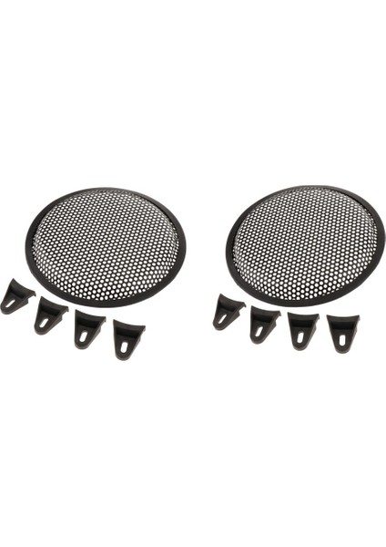 2 Adet Hoparlör Tiz Hoparlörler Için 8 Inç Koruyucu Izgara Mesh