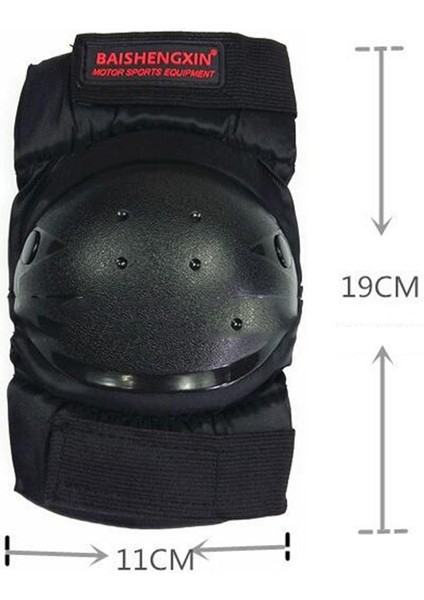 Motosiklet Vücut Koruyucu Çok Spor 2 Dirsek ve 2 Diz Pedi Güvenlik Seti(Yurt Dışından)
