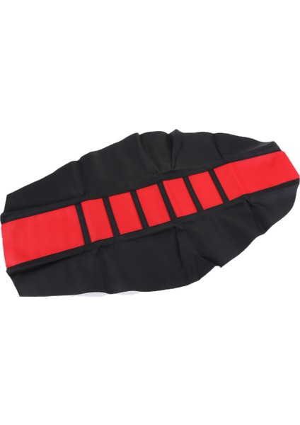 Evrensel Motosiklet Kaymaz Nefes Koltuk Kapağı 828X465 mm Kırmızı Siyah