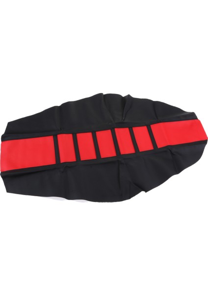 Evrensel Motosiklet Kaymaz Nefes Koltuk Kapağı 828X465 mm Kırmızı Siyah