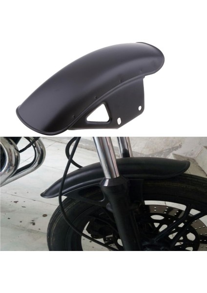 Suzuki GN125 Siyah Için Ön Çamurluk Çamurluk Doğrudan Yedek Metal Çelik