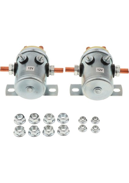 Vinç Golf Sürekli Görev 12 V 200A Için 2x Solenoid Röle Anahtarı 6 Terminali(Yurt Dışından) fiyatları