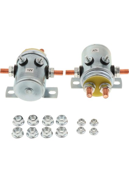 Vinç Golf Sürekli Görev 12 V 200A Için 2x Solenoid Röle Anahtarı 6 Terminali(Yurt Dışından) modelleri