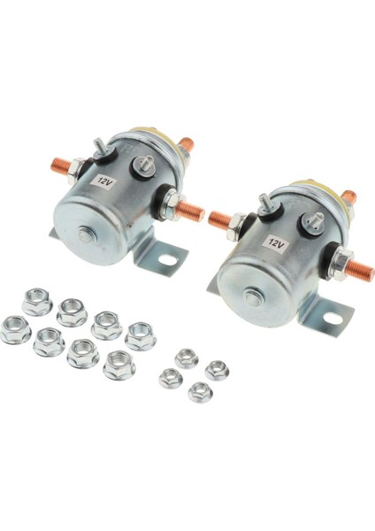 Vinç Golf Sürekli Görev 12 V 200A Için 2x Solenoid Röle Anahtarı 6 Terminali(Yurt Dışından) indirimleri