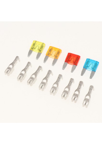 Otomotiv Deniz Rv Tekne Sigorta Röle Tutucu 4-Slot Röle Kutusu 1 Röle 4 Sigortalar fırsatları