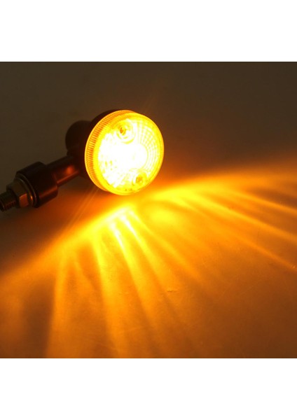 12 V Evrensel Motosiklet Dönüş Sinyali Işık Yuvarlak Gösterge Lamba Tipi 1 fiyatları