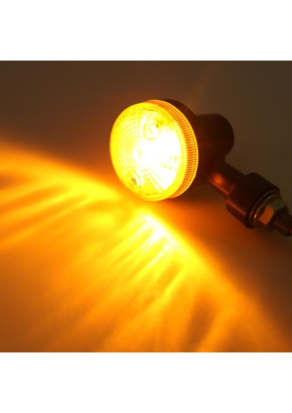 12 V Evrensel Motosiklet Dönüş Sinyali Işık Yuvarlak Gösterge Lamba Tipi 1 modelleri