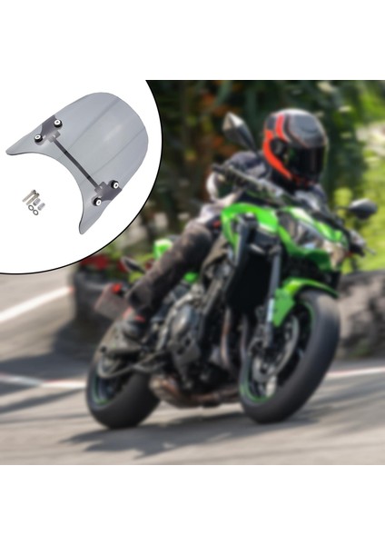 Motosiklet Ön Cam Rüzgar Saptırıcı Honda Rebel 1100 / Dct 2021-2022 Dumanlı Gri Için Fit indirimleri