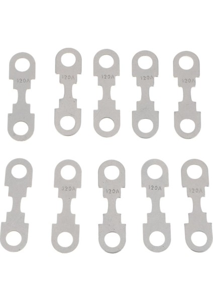 10 Parça 12 V Araba Düz Metal Sigorta Strip Vw Audi Seat Skoda Ford Için 120A fiyatları