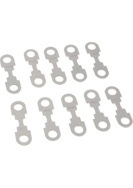 10 Parça 12 V Araba Düz Metal Sigorta Strip Vw Audi Seat Skoda Ford Için 120A indirimleri