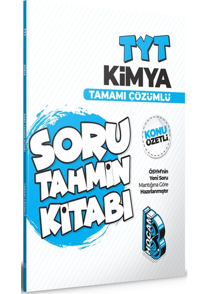 TYT Kimya Konu Özetli ve Tamamı Çözümlü Soru Tahmin Kitabı