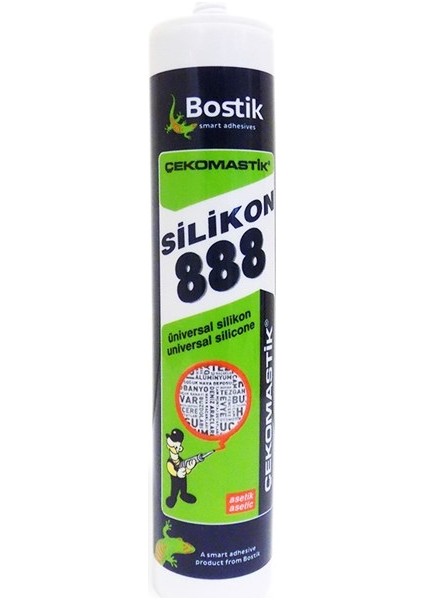 888 Silikon Kartuş Gri 280  Ml.