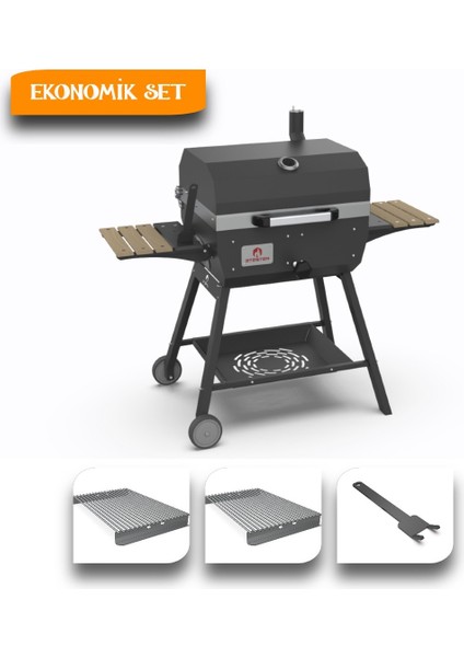 Midi Barbekü Mangal - Ekonomik Set