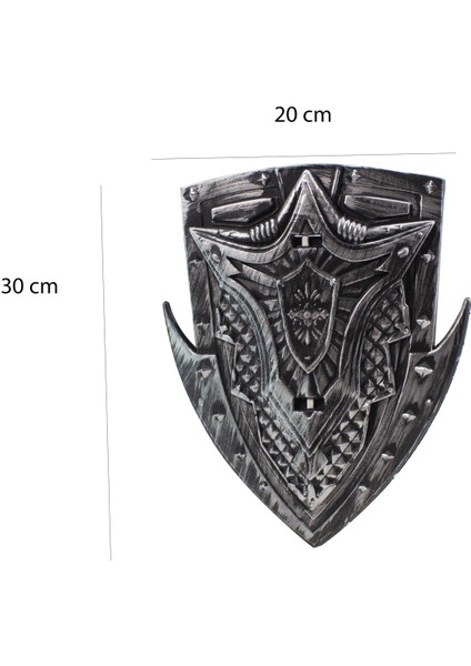 Oyuncak Kılıc Kalkan Seti 1 Kılıc 1 Kalkan 65 cm Şövalye Set
