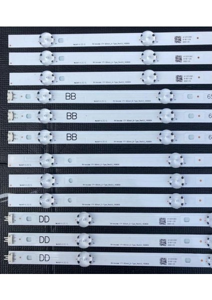 65UJ630V, 65UJ63_UHD_A, 65UJ63_UHD_B, 65UJ63_UHD_C, 65UJ63_UHD_D, 12 Parça, LED Bar