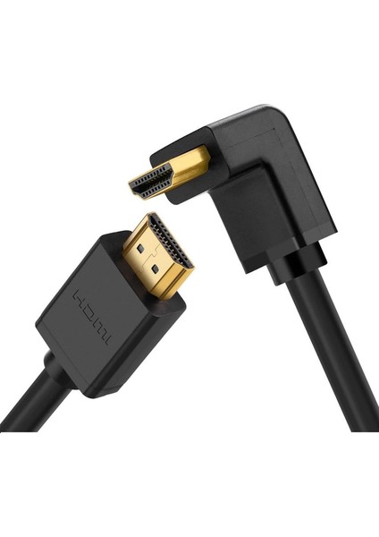 90 Derece Açılı 4K HDMI Kablo 2 Metre