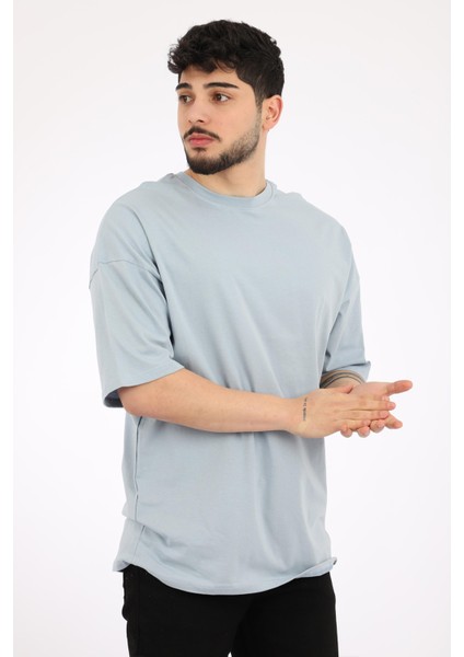 Stil Kombin Düz Basic Oversize Tişört Bld fiyatları