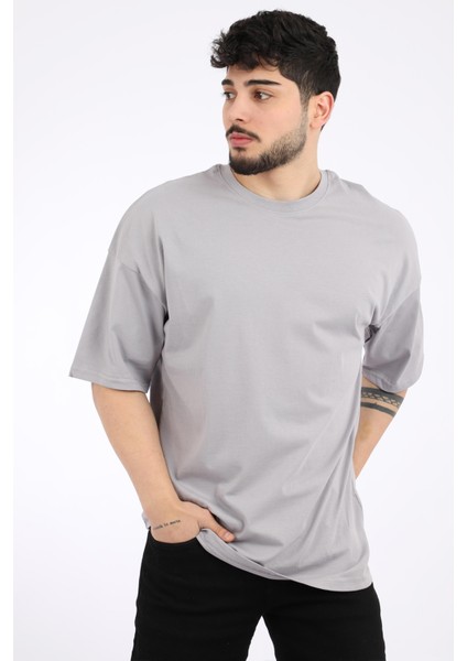 Stil Kombin Düz Basic Oversize Tişört Bld fiyatları