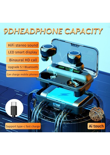 5.1 Tws Bluetooth Kulaklık (Yurt Dışından) modelleri