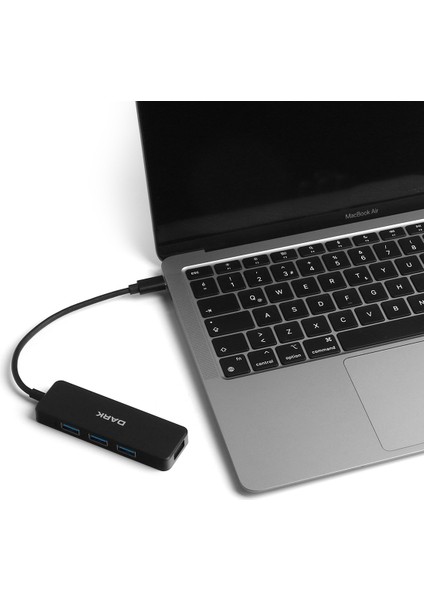 USB Type-C to 4 Port USB 3.0 HUB Çoklayıcı (DK-AC-USB31X41A)