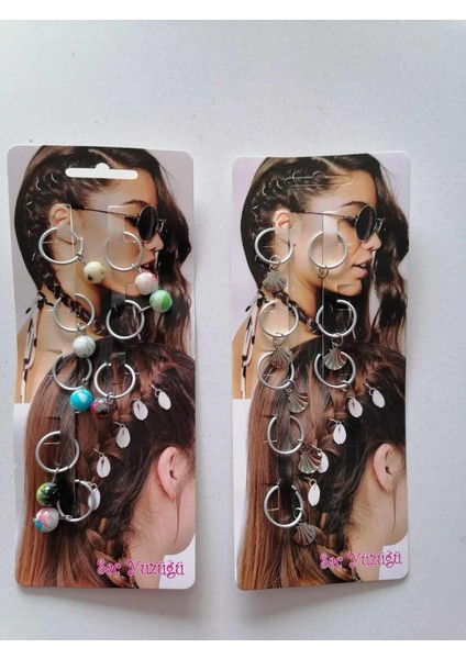 Saç Yüzüğü 2 Kartela 16 Adet Model3