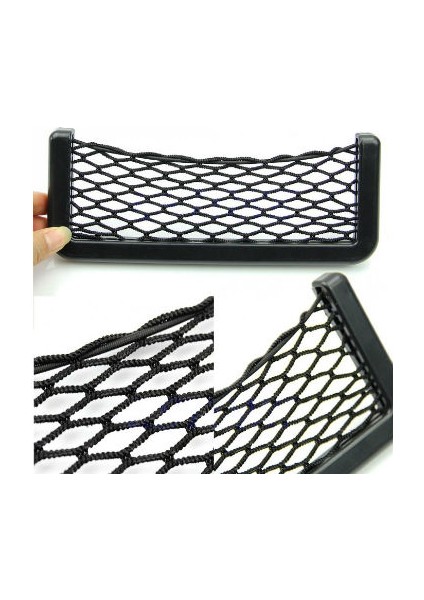 Telefon Tutucu Torpidoya Yapışan File 15*8 cm