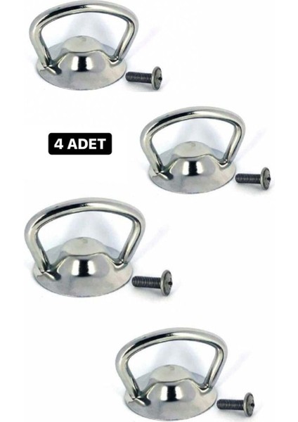 Metal Lüx Cam Kapak Tepesi (4 Adet)