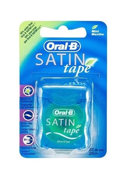 ORAL B DİŞ İPİ SATIN TAPE 25M fiyatları