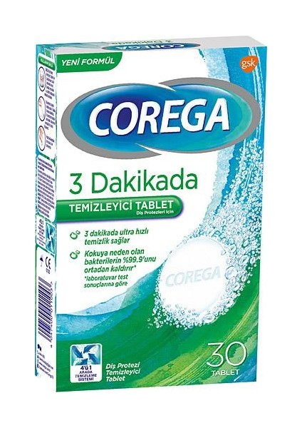 DİŞ PROTEZ AĞIZ TEMİZLEME 30 TABLET