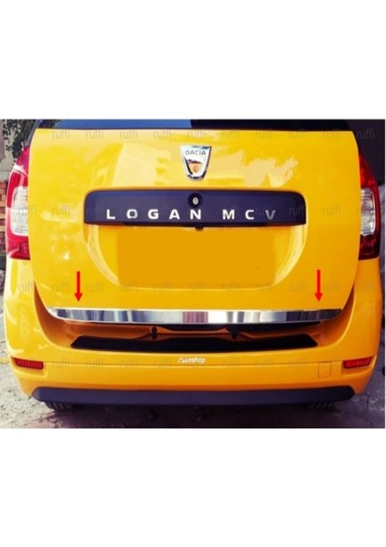 Dacia Logan Mcv Krom Bagaj Alt Çıta 2013> Paslanmaz Çelik