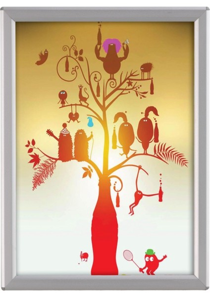 Opti 14 mm Alüminyum Gönye Fotoğraf Çerçevesi