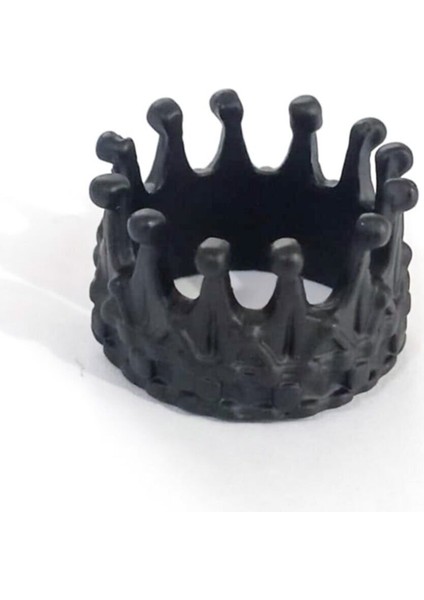 Ayarlanabilir Erkek Mat Taç Model Şövalye Yüzük