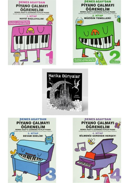 Porte Müzik - Denes Agay'dan Piyano Çalmayı Öğrenelim 1-2-3-4 & Harika Dünyalar