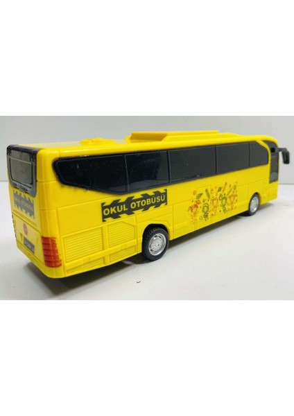 Sürtmeli Okul Otobüsü Sarı 24 cm Oyuncak Araba modelleri