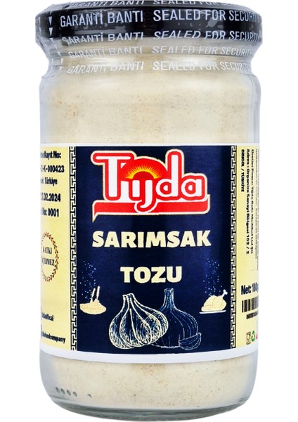 Sarımsak Tozu  (Glutensiz) 180 gr