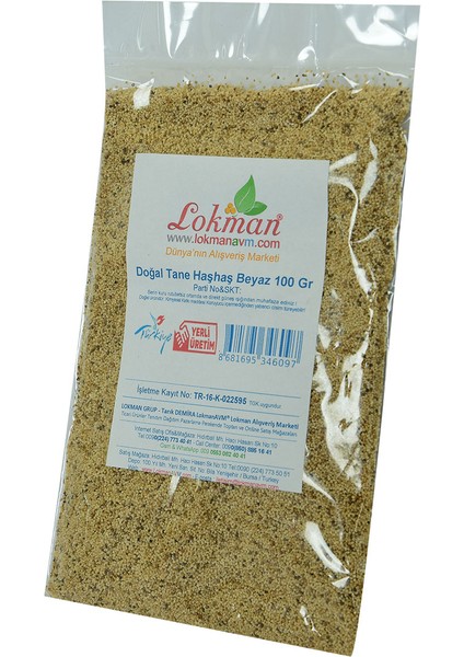 Beyaz Haşhaş Tohumu 100 gr Doğal Tane Yüksek Aroma ve Taze Öğütülmüş fırsatları