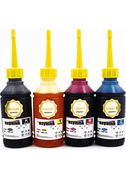 Epson Muadil Uyumlu Kartuş Mürekkep Seti 4X250ML