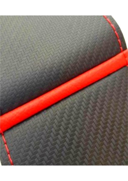 Vw Passat B7 Dikme Direksiyon Kılıfı Karbon-Alkantra Kırmızı fiyatları