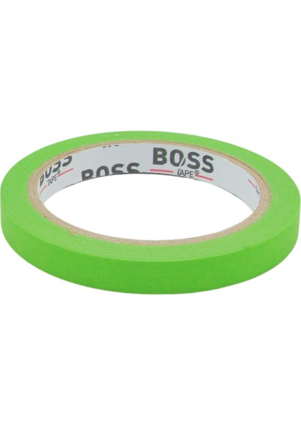 Boss Tape Yeşil Renkli Maskeleme Boya Bandı Kağıt Bant