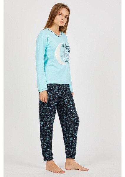 Baskılı Pijama Takım