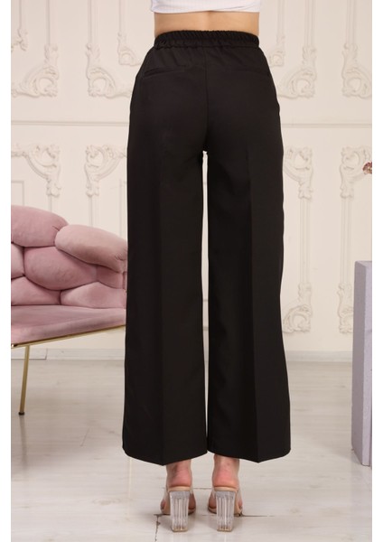 Yandan Cepli Arka Lastikli Kumaş Pantolon indirimleri