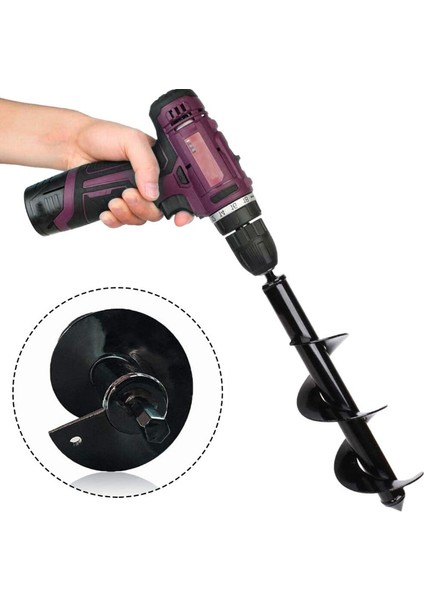 Newone Yeni Auger Matkap Ucu Seti Toprak Burgu