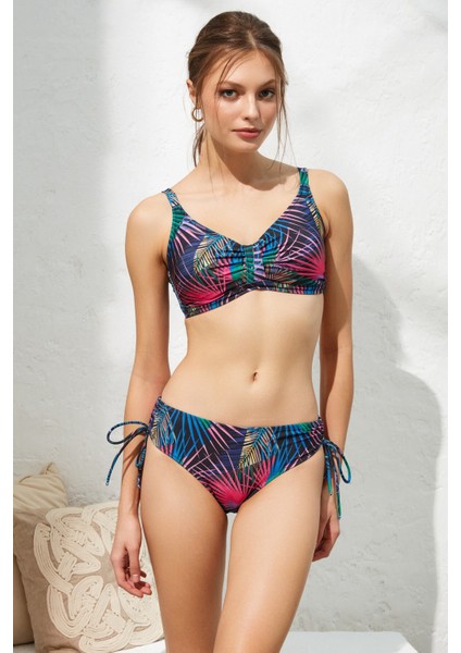 221220 Göğüs Toparlayıcı Balensiz Curly Soft Pedli Bikini Takım