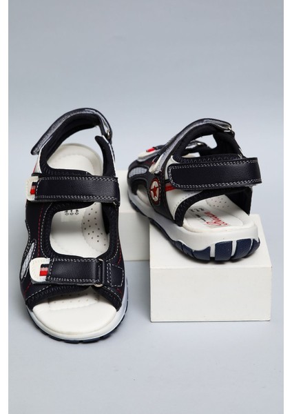 Laciverte Beyaz Garnili Erkek Çocuk Sandalet fiyatları