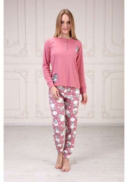 Zebra Baskılı Pijama Takım