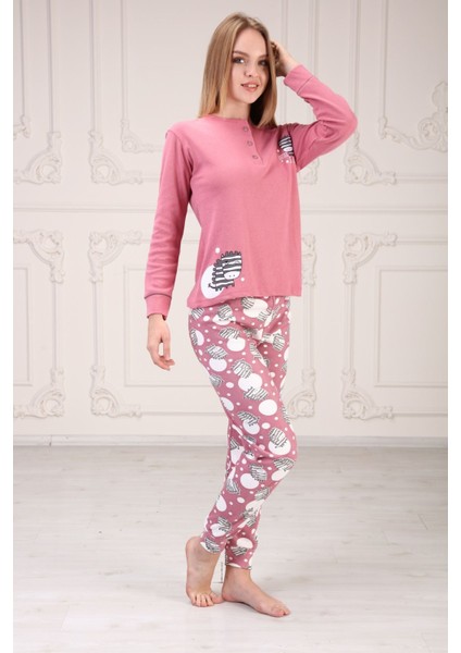 Zebra Baskılı Pijama Takım