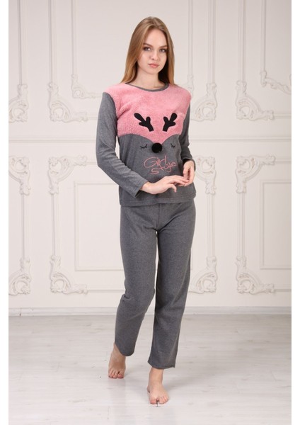 Baskılı Interlok Kadın Pijama Takım