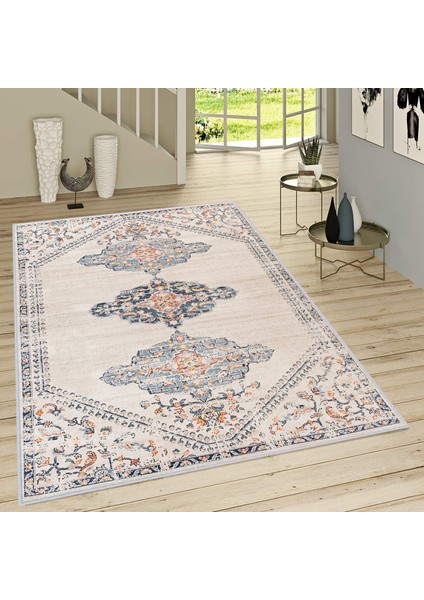 Dijital Baskı Yıkanabilir Kaymaz Taban Salon Halısı RVG1717