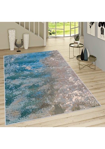 Dijital Baskı Yıkanabilir Kaymaz Taban Salon Halısı RVG1682