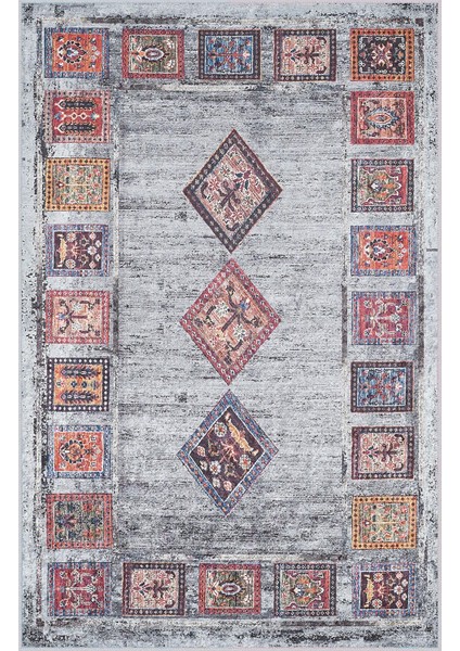 Dijital Baskı Yıkanabilir Kaymaz Taban Salon Halısı RVG1721 fiyatları